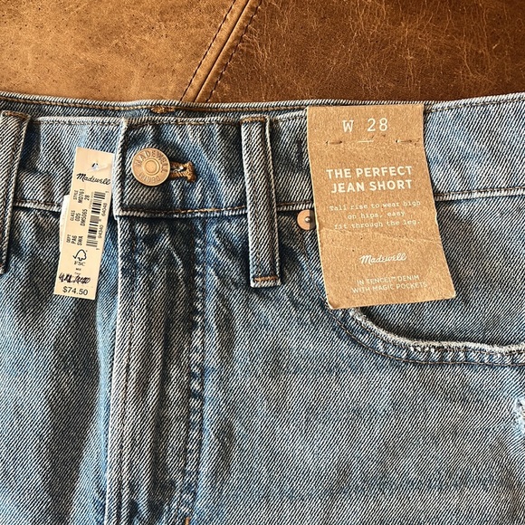 *NWT* Madewell The Perfect Jean Short - Picture 3 of 5